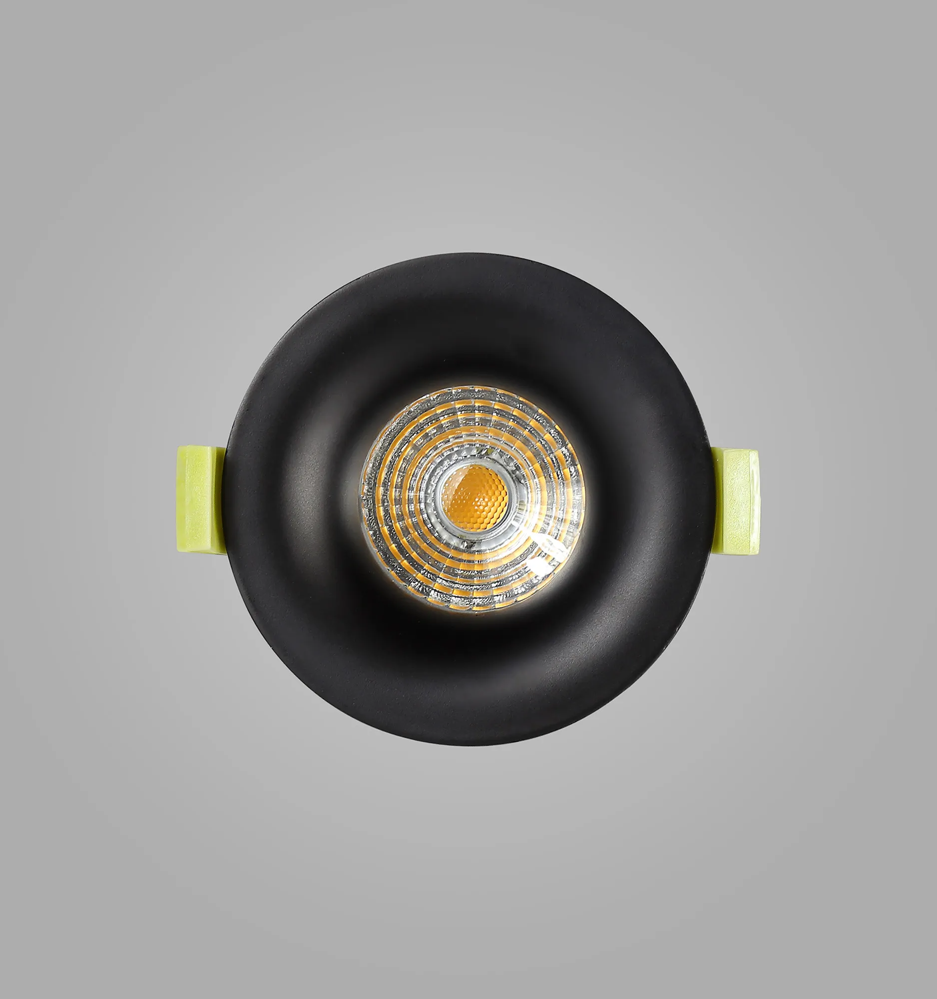Bruve GU10 Recessed Round Matt Black IP65 Downlighter, Cut-Out 68mm DX200401  Dlux Bruve IP65